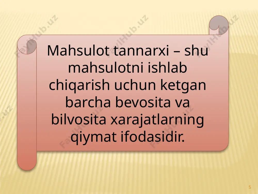 tlarning o'zgarishiga ta'sir etuvchi jamlangan omillarni baholash katta amaliy ahamiyatga ega. 27 moddiy resurslarga narxlar va tariflarning o'zgarishi. iste'mol qilinadigan materiallar narxlarining, shuningdek yuk tashish va energiya tariflarining belgilangan tartibini pasaytirish mahsulot tannarxining, ya’ni 1 so'm mahsulot tannarxining pasayishiga olib keladi. 28 tovar narxlarining o'zgarishi. korxonada mahsulotning ulgurji narxlari pasayganda, korxonaning ulgurji narxlarida mahsulotning 1 so'miga tushadigan xarajatlar oshadi. va aksincha, korxona mahsulotlarining ulgurji narxlari oshishi bilan mahsulotning 1 so'miga tushadigan xarajatlar kamayadi. 29 iqtisodiy elementlar bo'yicha ishlab chiqarish xarajatlarini tahlil qilishda nafaqat hisobot davri, balki oldingi davr uchun ham ma'lumotlardan foydalanish va alohida xarajatlar elementlarining ishlab chiqarish xarajatlarining umumiy miqdoriga nisbatini foizda belgilash kerak. 30 iqtisodiy elementlar bo'yicha guruhlash ishlab chiqarish xarajatlari smetasini ishlab chiqish imkonini beradi, bu tashkilotning moddiy resurslarga bo'lgan umumiy ehtiyojini, asosiy vositalarga amortizatsiya ajratmalari miqdorini, mehnat xarajatlarini va korxonaning boshqa pul xarajatlarini belgilaydi. guruhlash o’xshash iqtisodiy elementlar uchun xarajatlarni aks ettirish tamoyiliga asoslanadi. guruhlash aylanma …