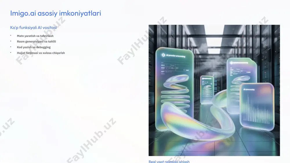 imigo.ai: sun'iy intellekt yordamida samarali ish yuritish platformasi - Page 3