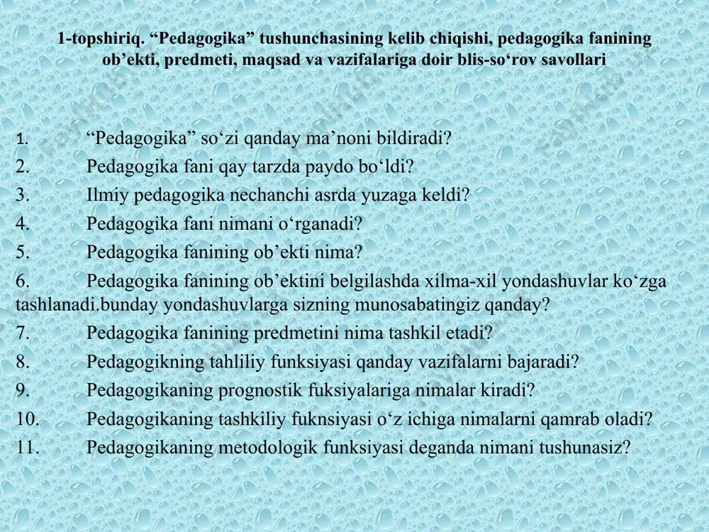 pedagogika fanining rivojlanishi - Page 5