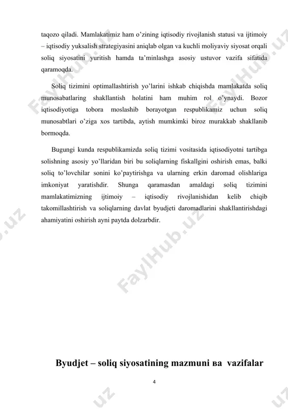 ar yuzasidan pul munosabatlarini bildiradi . davlat byudjeti moliya tizimi hamda davlat moliya bog’inining asosiy qismi hisoblanadi . davlat byudjeti – davlat pul mablag’larining markazlashtirilgan jamg’armasi hisoblanib , unda daromadlar manbalari hamda ularda tushumlari miqdori , bundan tashqari moliya yili mobaynida aniq maqsadlari uchun ajratilgan mablag’lar sarfi yo’nalishlari va miqdori nazarda tutiladi. davlar byudjeti umumdavlat pul mablag’lari fondining iqtisodiy ko’rinishida tashkil topishining asosi bo’lib , u jamiyatning umumiy pul mablag’lari fondlari tizimida asosiy o’rinni egallaydi . bundan tashqari u ishlab chiqarishning maqsadi va vazifalaridan kelib chiqib , uning mazmuni va tarkibini aniqlaydi hamda ishlab chiqarish rivojlanishidagi ijtimoiy ehtiyojlarni ta’minlashga zamin yaratadi, shuning uchun davlat byudjetining mohiyati – bozor iqtisodiyotidagi iqtisodiy qonunlar , davlatning tabiati bilan belgilanadi . byudjet iqtisodiy kategoriya sifatida ishlab chiqarish munosabatlarining ijtimoiy ishlab chiqarish jarayonida faol ta’sir ko’rsatadigan tomonlarini o’zida mujassam etadi . davlat o’z vazifalarini bajarish jarayonida bir qator xarajatlar qilishi zarur . bu xarajatlar eng …