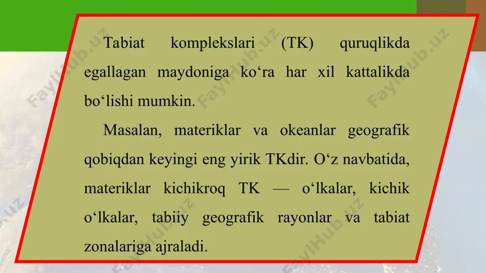tabiat komplekslari, ularning almashinishi va zonalligi 6-sinf - Page 4