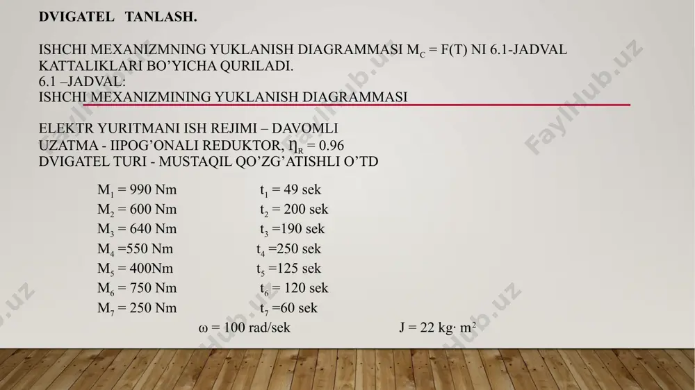 elektr yuritma asoslari kurs loyihasi - Page 5