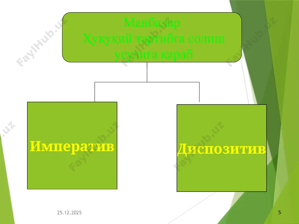 ўзбекистон республикаси фуқаролик ҳуқуқининг манбалари - Page 5