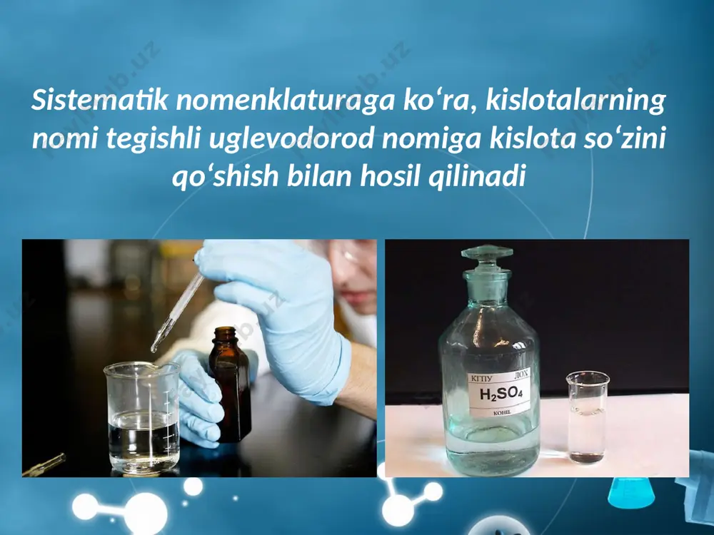 karbon kislotalar. olinishi va xossalari. 10 - sinf - Page 3