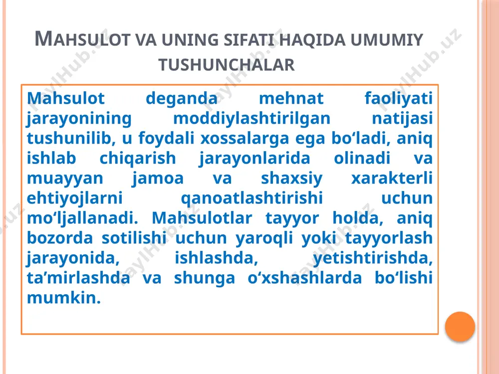 mahsulot sifati va sifat boshqaruvi - Page 5