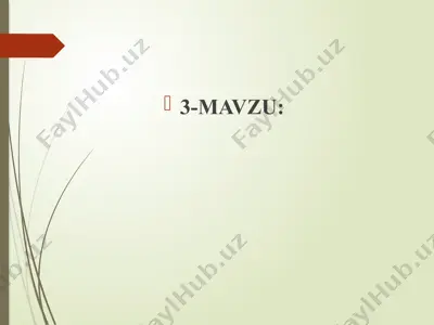 zardushtiylik haqida ma'lumotlar — PPTX