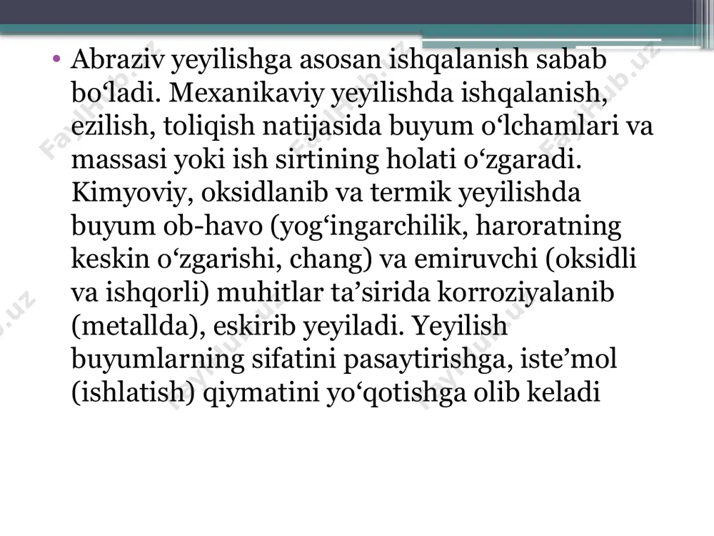 mashina detallarining yeyilishi - Page 5