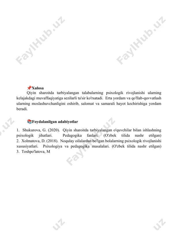 xulq-atvor muammolari va ularni bartaraf etish - Page 5
