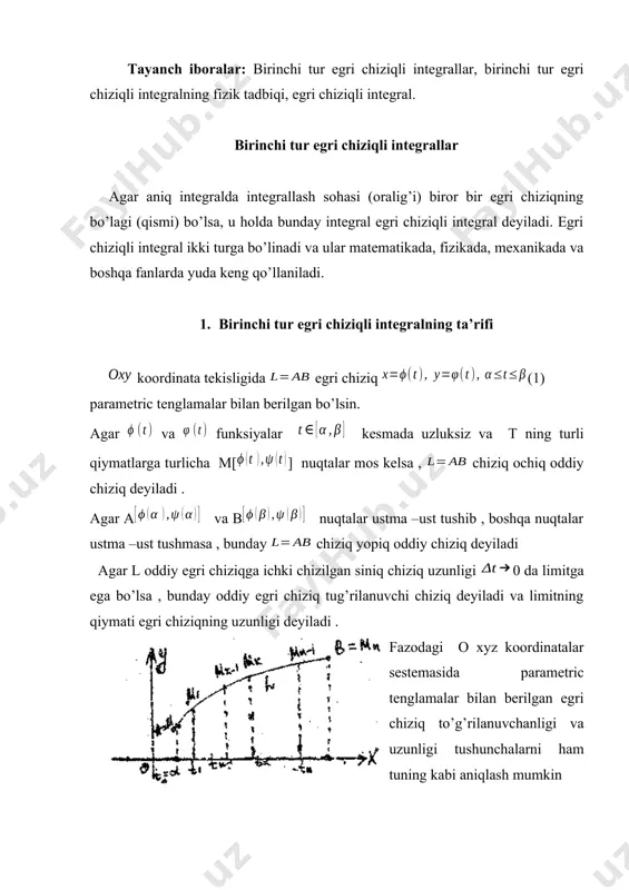 egri chiziqli integrallar - Page 2