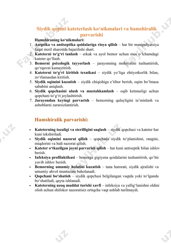 siydik ajralishi muammolarida siydik qopini kateterlash - Page 4