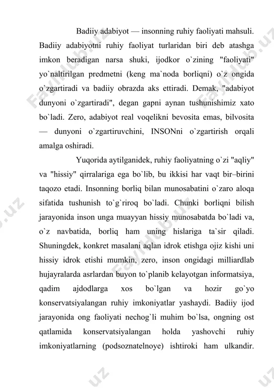 bosqichida o`sha jamiyat a`zolarining ongida mavjud bo`lgan borliq (olam, odam, jamiyat) haqidagi bilimlar, tasavvurlarning jami tushuniladi. ijtimoiy ong bevosita jamiyatning ijtimoiy-iqtisodiy, ma`rifiy taraqqiy darajasi bilan bog`liq bo`ladi. aytaylik, ibtidoiy jamiyat kishisi bilan hozirgi zamon kishilari ongidagi olam va odam haqidagi bilimlar orasidagi farq yer bilan osmoncha. ijtimoiy ongni, ya`ni, dunyo haqidagi bilim va tasavvurlarni hosil qilish, boyitishga xizmat qiluvchi sohalarning bari ijtimoiy ong shakllari deb yuritiladi. din, ilm-fan, san`at, badiiy adabiyot, axloq, huquq, siyosat, — bular bari ijtimoiy ong shakllari sanaladi. kishilik jamiyati taraqqiyotining ma`lum bir bosqichida bu sohalarning qaysidir bittasi yetakchi mavqega ega bo`lishi, keyin yetakchiik boshqasiga o`tishi mumkin. masalan, kishilik jamiyatining tongida insonlarning tabiat hodisalarini anglashga intilishi natijasida yuzaga kelgan miflar yetakchi mavqega ega edi (aniqrog`i, miflar u davrda ijtimoiy ongning asosiy shakli edi). dunyoning, inson va boshqa jonzotlarning paydo bo`lishi, hayot va o`lim sirlari, tabiat hodisalarining sodir bo`lishi kabi inson bilishga qiziqqan masalalar miflarda o`z ifodasini topgan. …