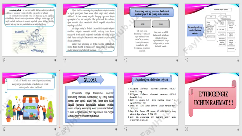korxona moliyaviy resurslar tarkibi - Page 4