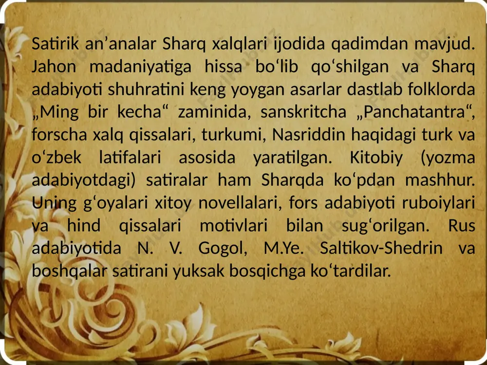 satira va yumorning asosiy nazariy belgilari - Page 5