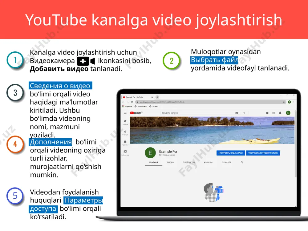 youtube saytida kanal ochish - Page 5