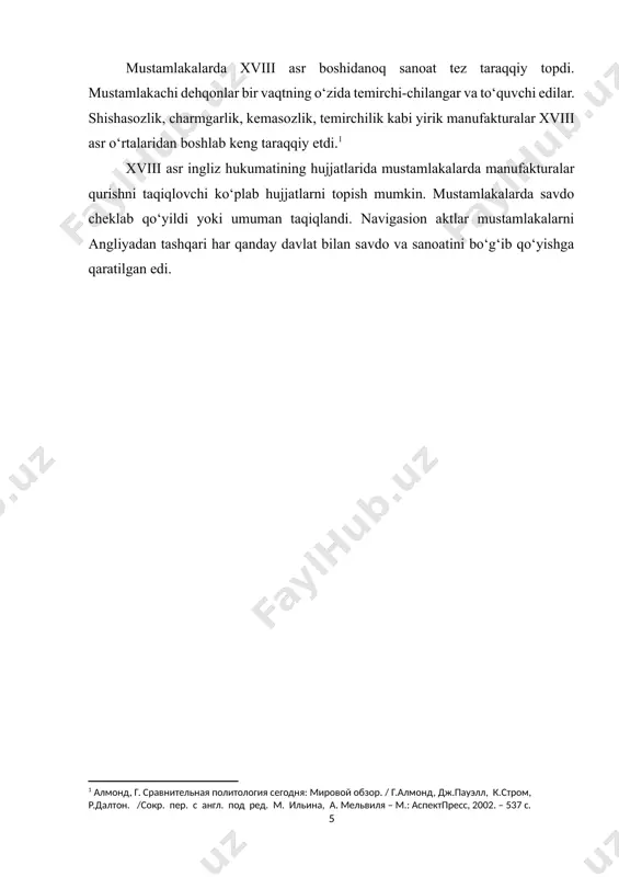 laridagi xalqlarni ingliz qiroli o‘zining fuqarolari deb sanashga haqli emasligi to‘g‘risidagi shiorlar bilan chiqdi. 1765 yil ingliz hukumati “gerb solig‘i to‘g‘risida” qonun e’lon qildi. mustamlakadagi barcha savdo va sanoat korxonalarida bu soliq joriy qilindi. hisob-kitoblar. shartnomalar, tilxatlar, ro‘znomaning har bir soni, universitet diplomlari va boshqa barcha hujjatlar gerb solig‘iga tortildi. ingliz pariamenti bu soliqni mustamlakalarning aholisidan so‘ramasdan mustamlakalarda joriy qildi. bunga javoban mustamlakalarda namoyishlar bo‘lib, unda angliyaga qarshi norozilik chiqishlari yangradi. shu yili nyu-york shahrida mustamlakalarning vakillari ishtirokida kongress chaqirildi. kongress mustamlakalar faqat ularning roziligi bilangina soliqlarga tortilishini talab qilib chiqdi va ingliz tovarlariga boykot e’lon qildi. boykot natijasida metropoliyaning mustamlakalar bilan savdosiga katta zarar o‘di. london savdogarlari umumpalatasiga savdoning qisqarib ketganligidan zarar ko‘rayolganligini ma’lum qiluvchi va gerb sofig‘ini bekor qilishni so‘rovchi talabnomalar taqdim etildi. parlament gerb solig‘i to‘g‘risidagi aktni 1766 yilda bekor qilishga majbur bo‘ldi. 1767 yil iyunida parlament taunsend, deb nomlanuvchi aktni e’lin qildi. taunsend 1767 yildan boshlab …