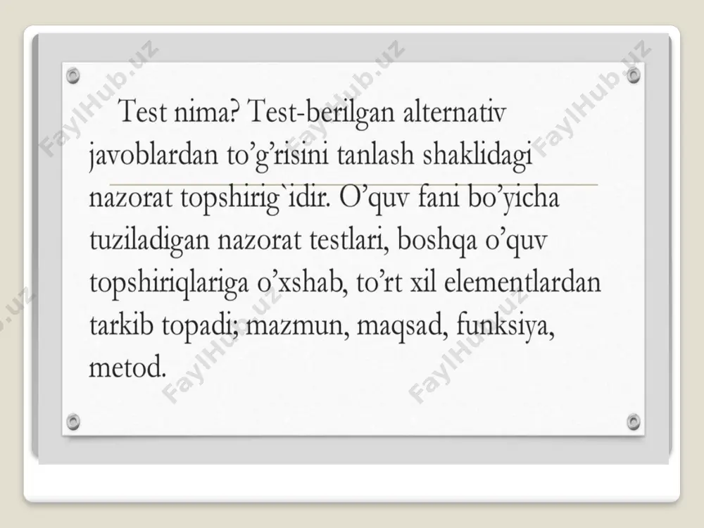 testlar va boshqa psixodiagnostik metodlar - Page 4
