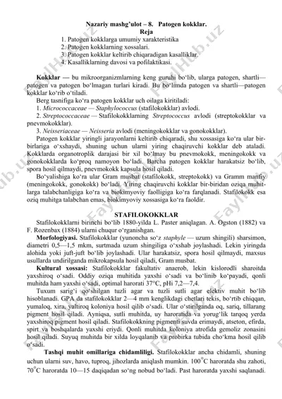 patogen kokklar — DOCX