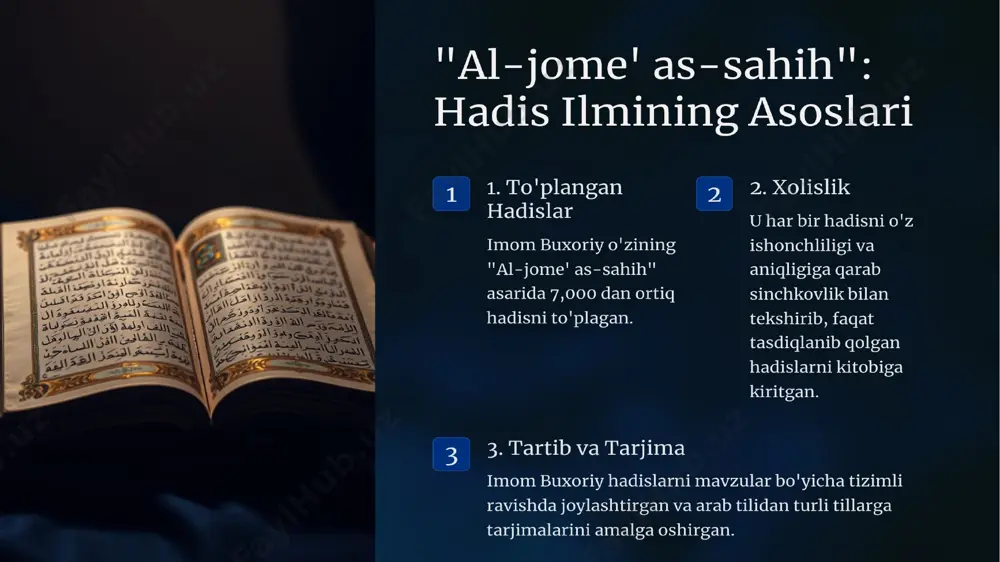 imom buxoriy va imom termiziy: hadis ilmining buyuk ustunlari - Page 3
