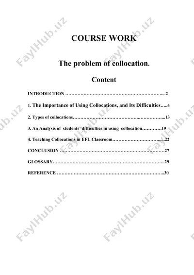 course work — DOCX