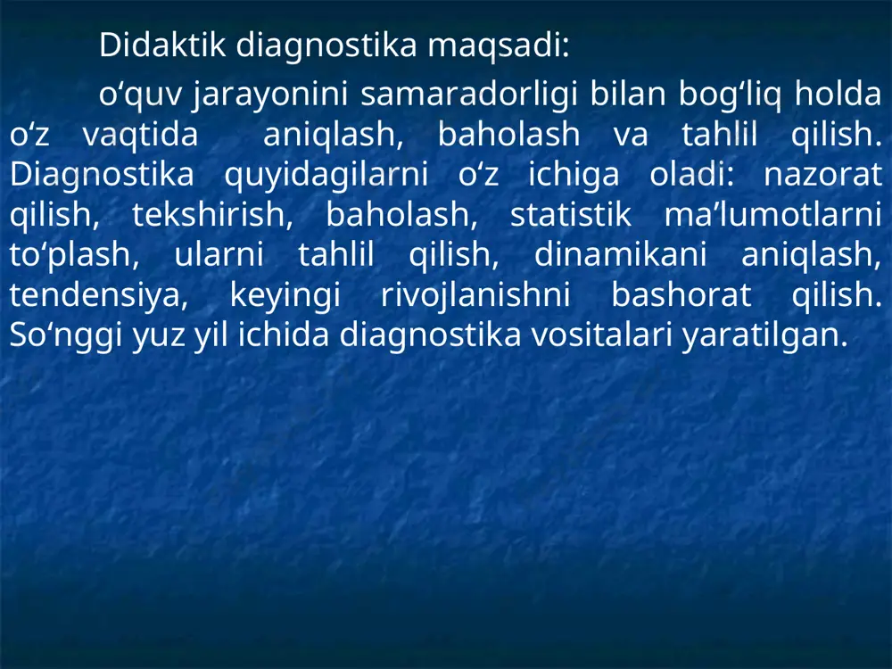 biyasi bilan shug'ullanadigan fan. defektologiya so'zi lotin tilida defektus – “nuqson, kamchilik”, logos — “ta'limot, o'rganish” degan ma'nolarni anglatadi. jis­moniy va ruhiy rivojlanishda nuqsonlari bor bolalar anomal bolalar deyiladi (yunoncha “anomal” – ”odatdan tashqari”, “noraso” degan ma'nolarni bildiruvchi so'z). hozirgi kunda chet davlatlarda bunday bolalar “maxsus yordamga muhtoj bolalar” deb ham yuritiladi. defektologiya fanining mavzui bahsi - anomal bolalardir. defektologiya fanining vazifasi – anomaliyalarning kelib chiqish sabablari, turlari, anomal bolalarning psixofiziologik rivojlanishidagi xususiyatlarini o'rganish, shular asosida differensial va integratsiyalashgan ta'limni tashkil etish, ularning ta'lim-tarbiyasi bilan shug'ullanishdir. o'zbekistonda defektologiya fani 1967-yildan rivojlana boshladi. nizomiy nomidagi tdpining pedagogika va psixologiya fakultetida oligofrenopedagogika bo'limi tashkil etildi. 1972-yilda oligofrenopedagogika kafedrasi o'z faoliyatini boshladi. 1983-yilda surdopedagogika bo'limi qo'shildi. 1984-yilda esa mustaqil kunduzgi va sirtqi defektologiya fakultetlarida oligofrenopedagog, surdo-pedagog, tiflopedagog, logoped mutaxassisliklari bo'yicha kadrlarni tayyorlash ishlari boshlab yuborildi. hozirgi kunda oligofrenopeda­gogika va logopediya, defektologiya fanining klinik asoslari va surdopedagogika kafedralari qo'shilib, maxsus pedagogika va metodika kafedrasiga …