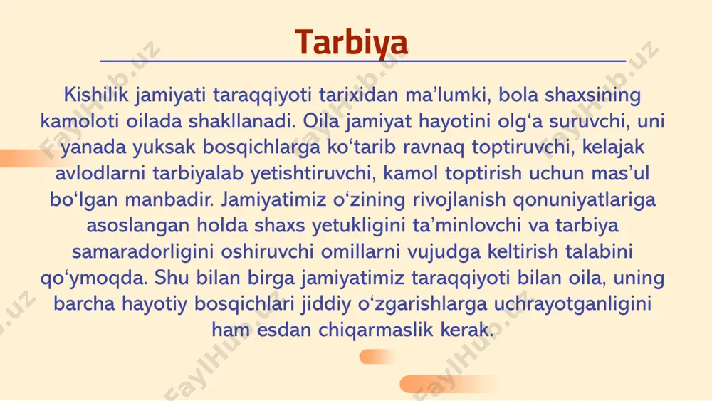oila pedagogikasining nazariy asoslari - Page 5
