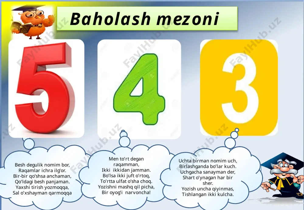 1-sinf matematika 11 soni mavzuda dars taqdimoti - Page 5