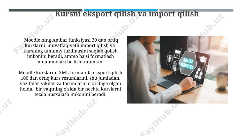 lms moodleda kurs yaratish va uni sozlash - Page 5