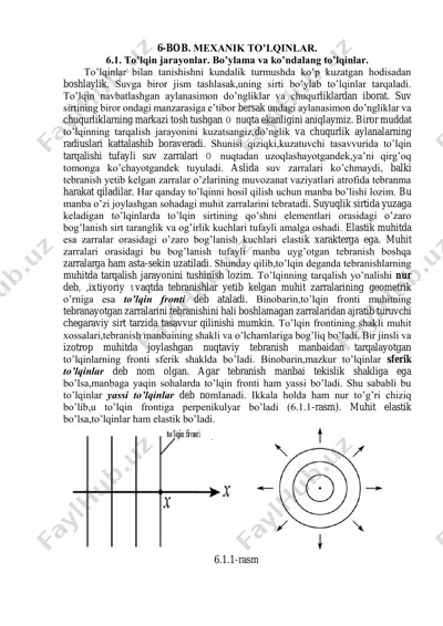mexanik to’lqinlar — PDF
