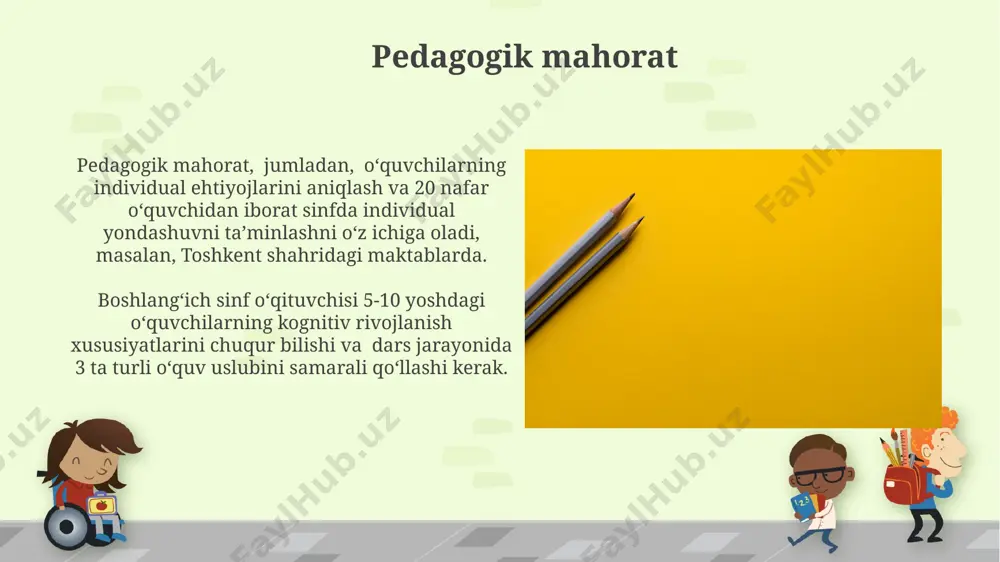 boshlangʻich sinf oʻqituvchisining kompetentligi maqsadi - Page 5