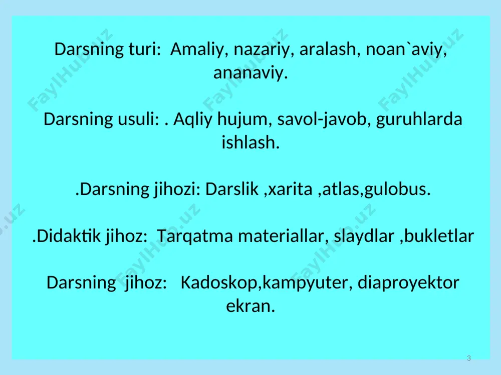 geografiya darsi - Page 3