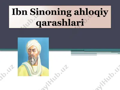 ibn sinoning aqliy qarashlari — PPTX