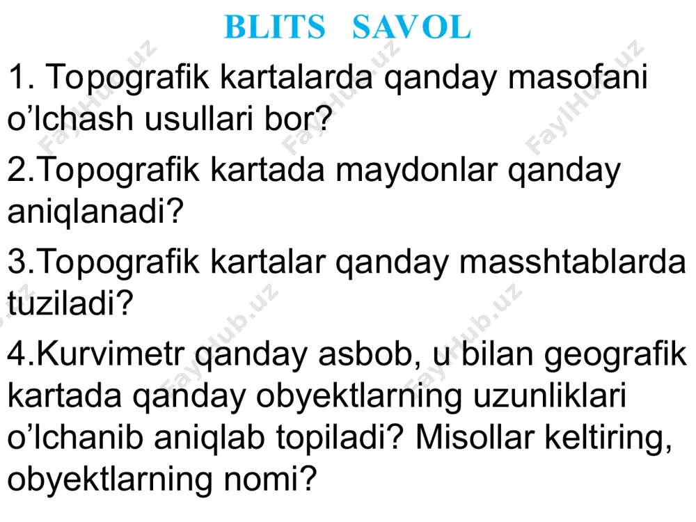 topokartada masofa va maydonlarni o’lchash - Page 3