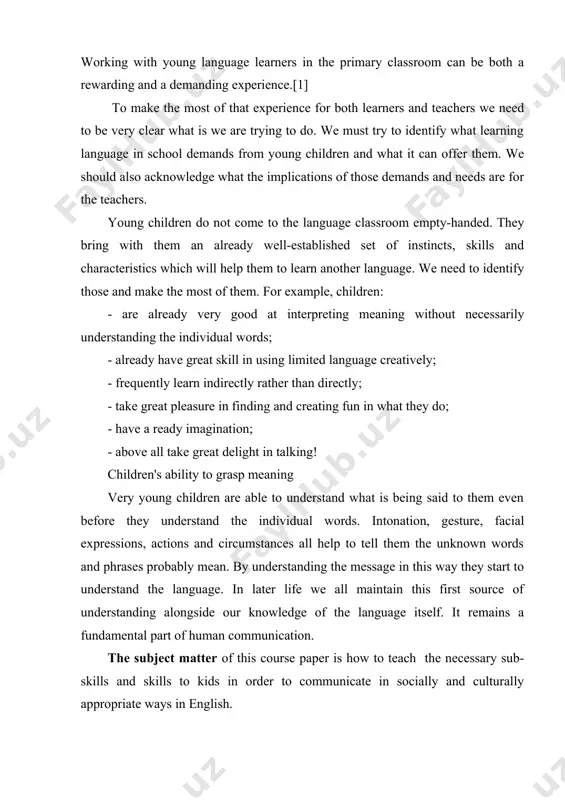 and benefits of communicative activities in teaching english to kids. 3. examples of communicative activities 1. historical background of communicative language teaching the origins of communicative language teaching (clt) are to be found in the changes in the british language teaching tradition dating from the late 1960s. until then, situational language teaching represented the major british approach to teaching english as a foreign language. wilkins proposed a functional or communicative definition of language that could serve as a basis for developing communicative syllabuses for language teaching. wilkins's contribution was an analysis of the communicative meanings that a language learner needs to understand and express rather than describe the core of language through traditional concepts of grammar and vocabulary, wilkins attempted to demonstrate the systems of meanings that lay behind the communicative uses of language. he described two types of meanings: notional categories (concepts such as time, sequence, quantity, location, frequency) …