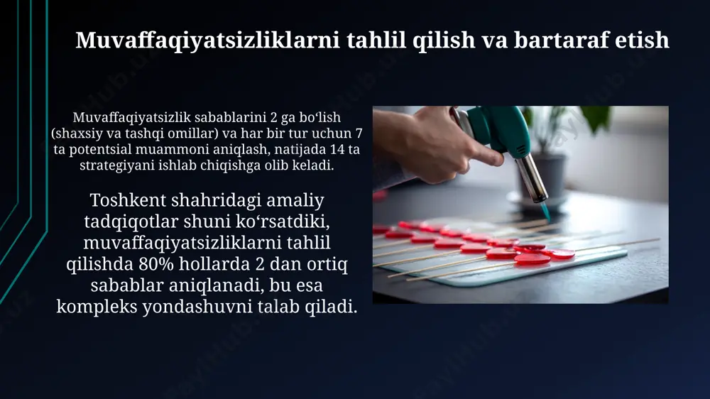 n o‘quv materiallari 70% amaliy mashqlar va 30% nazariy ma’lumotlardan iborat bo‘lishi kerak, bu klarinning tavsiyalariga muvofiqdir. metodikaning asosiy tamoyillari ushbu metodika 3 ta asosiy elementga – o'quv maqsadlarining aniqligi, o'quv jarayonining individualizatsiyasi va o'quvchilarda o'z-o'zini baholash ko'nikmalarini rivojlantirishga asoslanadi, bu samarqanddagi tajriba maktablari tajribasidan kelib chiqqan. metodikaning samaradorligi 70% dan yuqori bo'lgan natijalar bilan tasdiqlangan, bu toshkent shahrida o'tkazilgan keng miqyosli sinovlardan so'ng aniqlangan va turli yoshdagi 2000 dan ortiq o'quvchi qamrab olingan. maqsad va vazifalarni aniqlash maqsadlarni aniqlashda, o'quvchilarning yoshi va bilimlariga mos ravishda, 2-4 ta asosiy maqsad samarqanddagi ta'lim muassasalarida qo'llaniladi, bu esa natijalarni yanada aniqroq baholash imkonini beradi. vazifalarni shakllantirishda, toshkent shahridagi amaliyotlar shuni ko'rsatadiki, 80% hollarda konkret misollardan foydalanish, maqsadlarga erishish darajasini 15-20% ga oshiradi. qo'shimcha mashg'ulotlar va resurslar toshkent shahridagi 2 ta maktabda sinovdan o'tkazilgan qo'shimcha darslik, o'quv jarayonini 15% ga tezlashtirib, o'zlashtirish darajasini 10 balldan 8 ballga oshirdi. klarin metodikasi asosida 5-sinf o'quvchilari …