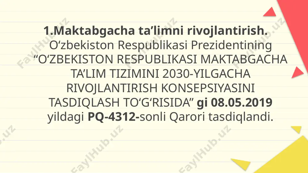 pedagogik jamoaning anʼanalarini saqlovchi va boyituvchi, uning qarashlari va qadriyatlarini eʼzozlovchi uning ijodiy aʼzosi boʼlishi kerak f.xersberg va uning yordamchilari tomonidan ijodiy faoliyat motivatsiyasi tamoyillari ishlab chiqilgan boʼlib, ijodiy jamoani boshqarishda ulaming koʼplarini nazarda tutish lozim, bulardan: - koʼpgina insonlar, agar ish jarayonida ulaming shaxsiy qadr- qimmatlari va shaxsiy ishtiroklari ehtiyojlari qondirilsa, ishdan xursandchilikni his etadilar. pedagog bilimli hisoblangan masalalardagi qarorlar uning hamkorligida qabul qilinishi muhim; - har bir insonga uning muhimligini his qilish yoqimli hisoblanadi, shuning uchun boshqarish sanʼati - bu yana har bir xodimga umumiy muvaffaqiyatga erishishda uning mehnati muhimligini yetkazish, oʼz vakolatlarini ishchilarga topshirish, maqtovlami qoʼllay bilish malakasi hisoblanadi, bu ulaming faolliklari va ijodiy yondashuvlarini oshiradi; - har bir xodim oʼz ish joyida oʼz-oʼziga rahbar boʼlishi kerak. har qanday faoliyatda rahbar ishchining tashabbusi, uning oʼz-oʼzini ifodalashi uchun erkin muhitni qoldirishi lozim; - yaxshi ishning tan olinmasligi umidsizlikka olib keladi. har bir yaxshi ishlaydigan xodim uning harakatlari moddiy …