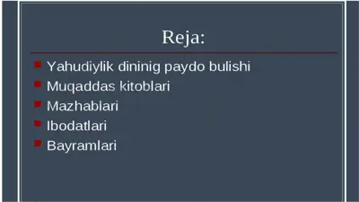 nazorat maqolasi — PPTX