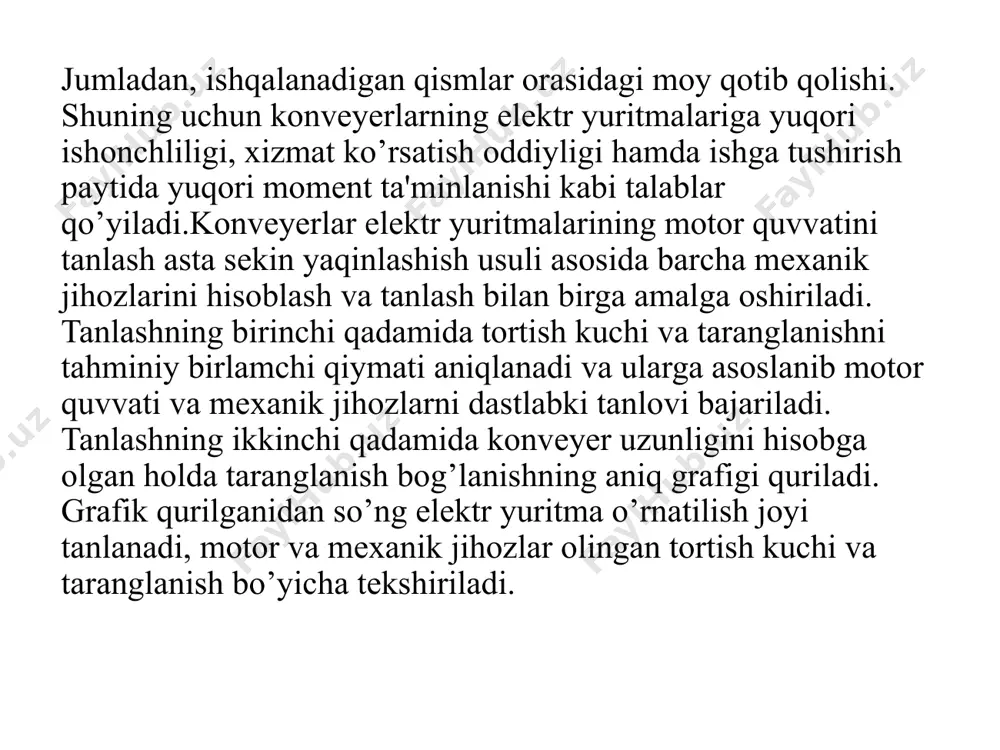 umumsanoat mexanizmlarning avtomatlashtirilgan elektr yuritmalari - Page 5