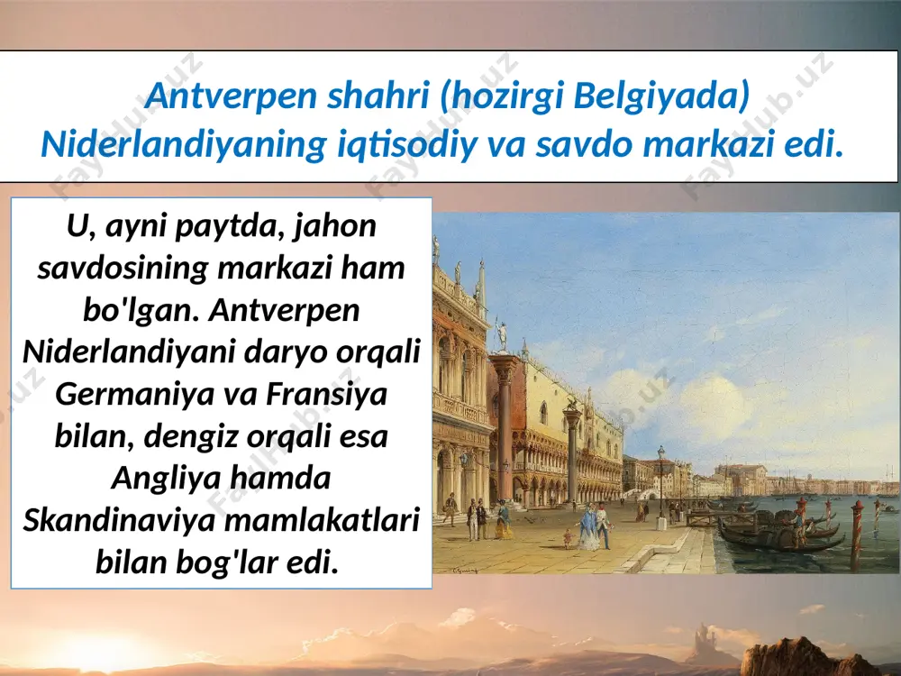 niderlandiya inqilobi. 8- sinf - Page 3