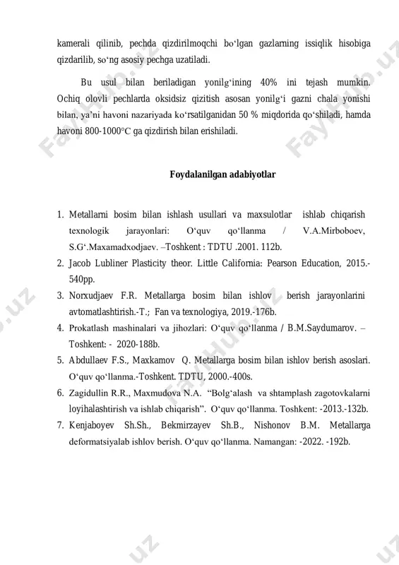 bosim bilan ishlov berish uskunalari bilan tanishish - Page 5