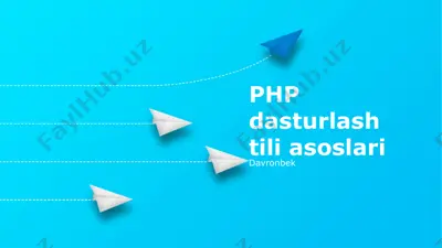 php dasturlash tili asoslari — PPTX
