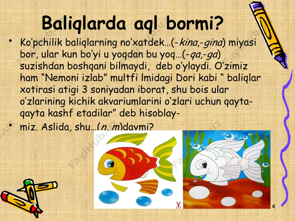 asos va qo’shimchalar imlosi 5-sinf - Page 4