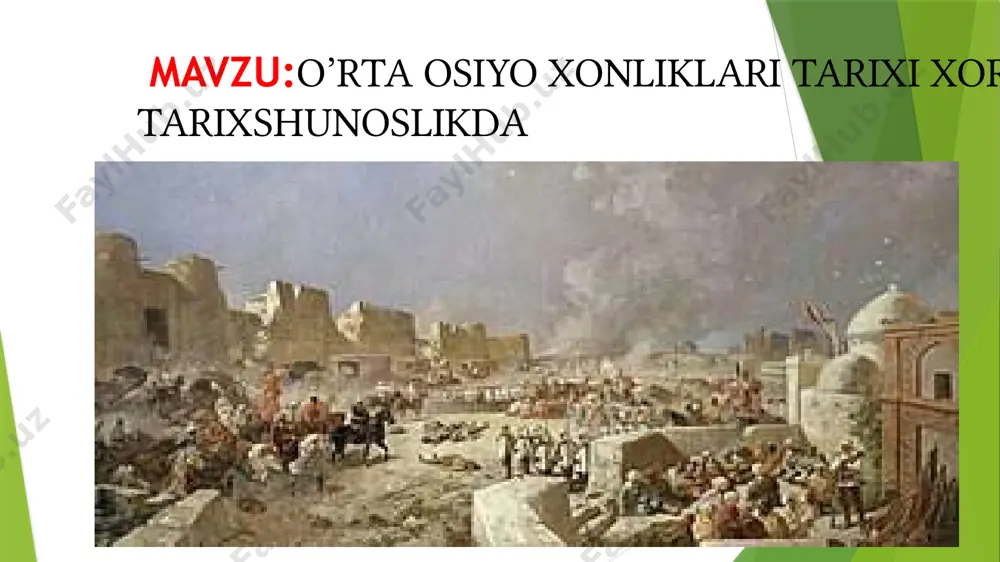 (qoʻlyozma istanbulda saqlanadi). 1556-yilda urganch hokimi ali sulton (?-1565) davrida tarixchi salir bobo oʻzining koʻrsatmasi bilan rashiduddinning “jomi at-tavorix” asarini fors tilidan tarjima qilgan. buning sharofati bilan mahalliy turkiyzabon aholining bilimdon qatlami birinchi bor jahon tarixi bilan tanishish imkoniyatiga ega boʻldi[12]. oʻzbek tarixshunosligining yuksak professional darajasiga erishish oʻzbek tarixchisi, shoiri, siyosatchisi, sharq tabobati boʻyicha mutaxassis, xorazm hukmdori abulgʻoziy bahodirxon (1603-1664) faoliyati bilan bogʻliq. siyosiy voqealar qizgʻin pallasida ogʻir yillarni boshidan kechirib, umrining oxirida siyosatdan nafaqaga chiqdi va taxtni oʻgʻli anushaxonga (1663-1687) oʻtkazib, soʻnggi yillarini ilm-fanga bagʻishladi. abulgʻozixonning asosiy ilmiy merosi “shajarayi turk va moʻgʻul” (“turk va moʻgʻullar nasabnomasi”) kompozitsiyasidir. kitob 9 ta yirik bobdan iborat boʻlib, ulardan 7 tasida turkiylarning afsonaviy tarixi, chingizxon va uning vorislari tarixi tasvirlangan boʻlib, rashiduddinning “jomi at-tavorix” va ali yazdiyning “zafarnoma” asarlarining kompilyatsiyasidir. oxirgi 2-bob movarounnahr va xorazm shayboniylariga bagʻishlangan. ushbu boblar orginaldir. shayboniyxonning oʻzi “shiboniy” taxallusi bilan she’r yozgan. shayboniyxonning oʻrta osiyo turkiy adabiy …
