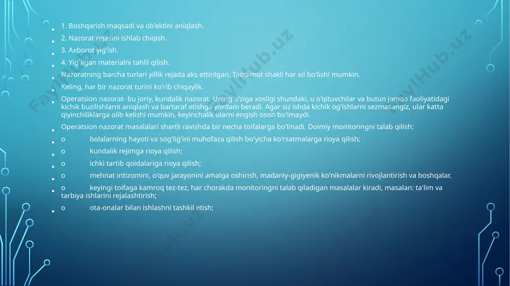 tida boshlang'ich maktab yoshidagi markaziy neoplazmalar sifatida tan olingan. 6 yoshli bolalar bilan ishlaydigan barcha psixologlar bir xil xulosaga kelishadi: 6 yoshli birinchi sinf o'quvchisi o'zining aqliy rivojlanishi nuqtai nazaridan maktabgacha yoshdagi bolalarning barcha psixologik xususiyatlariga ega bo'lib qoladi. psixologik xususiyatlarni yanada qulayroq ko'rib chiqish uchun shuni ta'kidlash kerakki, yoshi, aqliy rivojlanish darajasi, faoliyat sohasi va boshqalardan qat'i nazar, psixologiya ikkita asosiy blokni ko'rib chiqadi: kognitiv soha psixologiyasi (kognitiv jarayonlar: diqqat, xotira, fikrlash, tasavvur va boshqalar) va shaxsiyat psixologiyasi (temperament, xarakter, motivatsiya). ushbu yoshdagi bolalarning psixologik xususiyatlarini ham ushbu bloklar shaklida ko'rish mumkin. kognitiv sohada 6 yoshli bolalar maktabgacha yoshga xos bo'lgan fikrlashning o'ziga xos xususiyatlarini saqlab qoladilar, unda beixtiyor xotira hukmronlik qiladi (shuning uchun eslash kerak bo'lgan narsa emas, balki qiziqarli narsa esda qoladi); e'tibor asosan ixtiyoriy emas, o'ziga xoslik shundaki, bola xuddi shu ishni 10-15 daqiqadan ko'proq vaqt davomida samarali bajarishga qodir. shu bilan birga, beixtiyorlik barcha kognitiv …