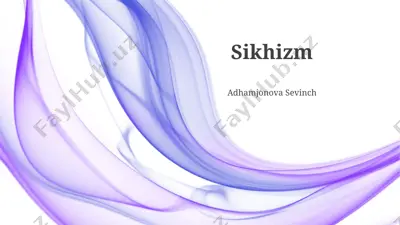 sikhizm — PPTX