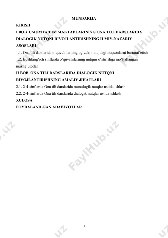 ijtimoiy soha va iqtisodiyot tarmoqlarini rivojlantirish maqsadida davlatimiz rahbarining 2019-yil 8-oktabrdagi farmoni bilan tasdiqlangan o'zbekiston respublikasi oliy ta'lim tizimini 2030-yilgacha rivojlantirish konsepsiyasi sohadagi yangi islohotlar uchun debocha vazifasini bajarib bermoqda. ushbu hujjatga intellektual taraqqiyotni jadallashtirish, raqobatbardosh kadrlar tayyorlash, ilmiy va innovatsion faoliyatni samarali tashkil etish hamda xalqaro hamkorlikni mustahkamlash maqsadida fan, ta’lim va ishlab chiqarish integratsiyasini rivojlantirish singari vazifalar asos qilib olindi. konsepsiya mazmuni mamlakatimiz oliy ta’lim tizimini isloh qilishning ustuvor yo’nalishlarini aks ettiradi. unda oliy o’quv yurtlarida qamrov darajasini kengaytirish hamda ta’lim sifatini oshirish, raqamli texnologiyalar va ta’lim platformalarini joriy etish, yoshlarni ilmiy faoliyatga jalb qilish, innovatsion tuzilmalarni shakllantirish, ilmiy tadqiqotlar natijalarini tijoratlashtirish, xalqaro e’tirofga erishish hamda boshqa ko‘plab aniq yo‘nalishlar belgilab berilgan. bularning barchasi ta’lim jarayonini yangi sifat bosqichiga ko’tarish uchun xizmat qiladi. o‘zbek tili darlarida o‘quvchilarning dialogik nutqini rivojlantirishdir. jamiyatimizni erkinlashtirish g‘oyasi bevosita ta’lim jarayonida o‘z ifodasini topib, uni yangidan tashkil qilsh va mazmunini o‘zgartirish, yanada insonparvarlashtirish, …