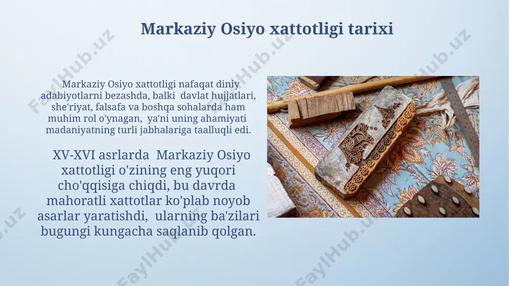 oʻrta osiyo xattotlik sanʼati tarixi - Page 5