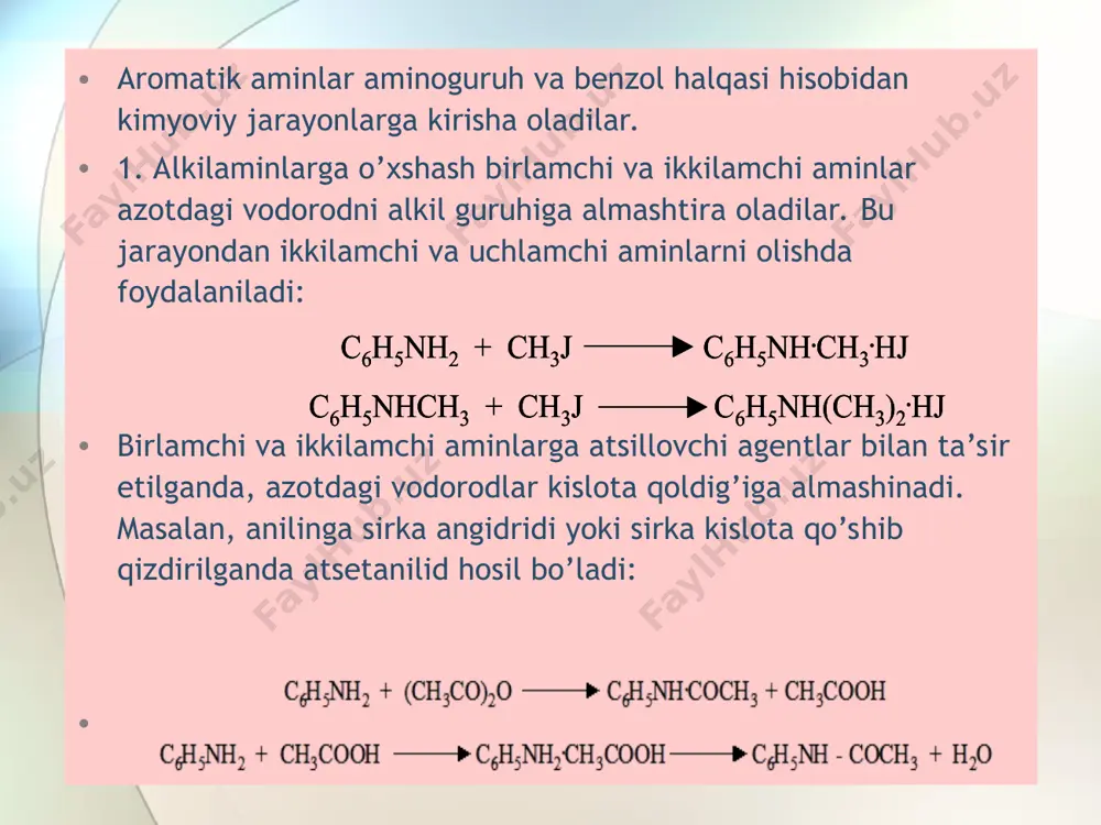 aromatik aminobirikmalar - Page 4