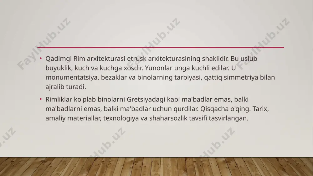 parast xudolarga bag'ishlangan ilk ma'buzlar, miloddan avvalgi vi asrda shoh davrida qura boshladilar. rimning eng qadimiy ibodatxonalari bugungi kunga - ularning xarobalari va bugun rimda ko'rish mumkin. keling, ular bilan tanishamiz. oila o'chog'ining rim ma'budasiga bag'ishlangan vestning qadimiy ma'badi xarobalari qadimgi qismda abadiy shahar, rim forumida. taxminlarga ko'ra, ma'bad miloddan avvalgi vi-v asrlarda paydo bo'lgan. struktura nuqtai nazaridan ustun ustunning tashqi tomoni bilan o'ralgan edi. xayshny vesta ma'buli - vestnakov va sankt-ni qo'llab-quvvatlagan ma'badda muqaddas yong'in doimiy ravishda yoqildi tadbirnomalar uchta o'n besh metr ustun, qurbongoh, shuningdek, juturnaning manbai shifo topilgan deb hisoblashadi. hozirgi kunda davom etadigan omadli bo'lgan qadimgi rimning eng qadimiy diniy binolaridan biri, saturnning ma'badi deb hisoblanadi. uning xarobalari rim forumida ko'rish mumkin. saturn er va unumdorlik, qadimgi davrlarda u ma'badlar tomonidan hurmatga sazovor bo'lgan, uni ma'badlar va uning ismi yangi shaharlar deb nomlangan. antikkada, saturn yer deb atash uchun berish orqali. saturnning ma'badi x asrning ikkinchi …