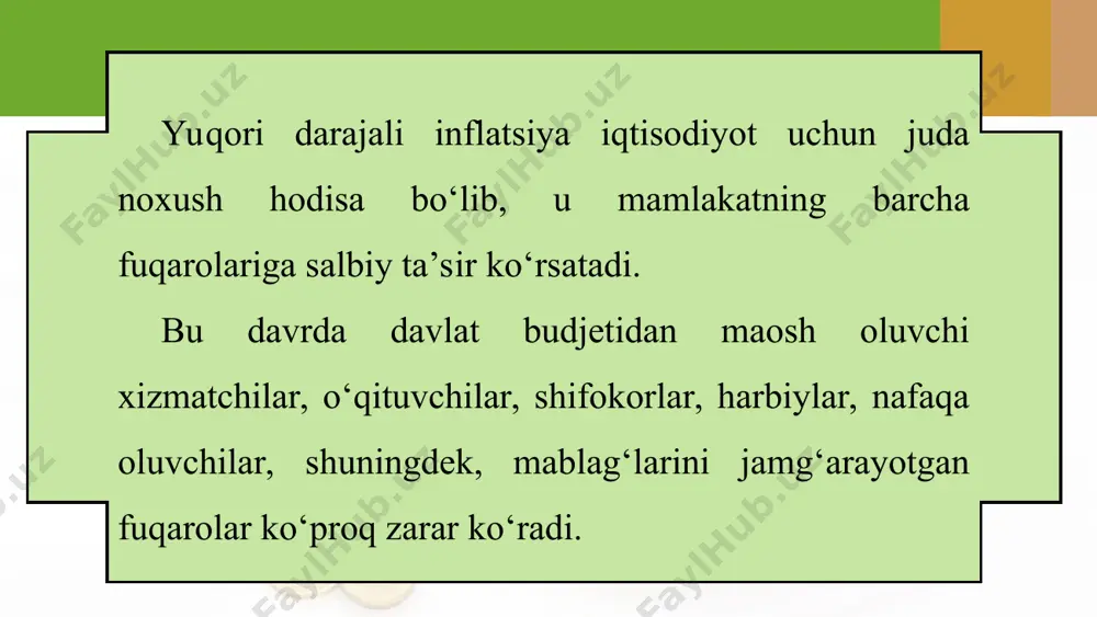 inflatsiya oqibatlari 9-sinf - Page 5
