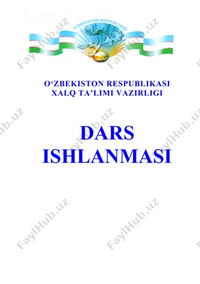 maqomlar haqida umumiy tushuncha.”shashmaqom” dars ishlanma — DOC